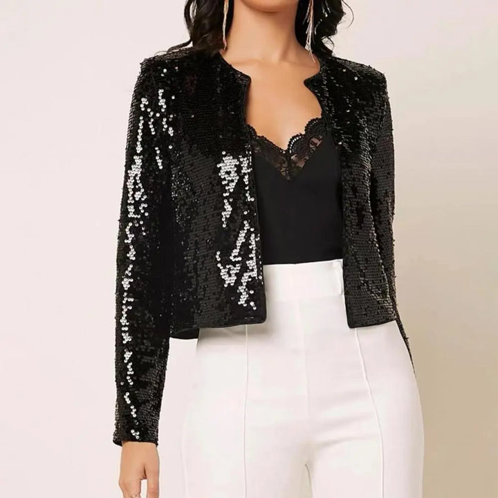 Drune | Eleganter Pailletten-Blazer