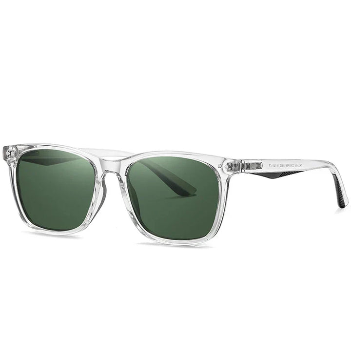 Drune | Klassische Sonnenbrille mit transparentem Rahmen