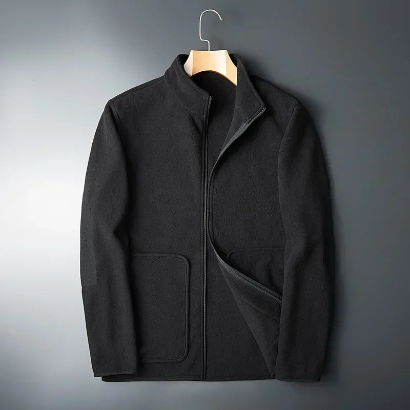 Drune | Herren-Fleecejacke mit kontrastierenden Details - Erian