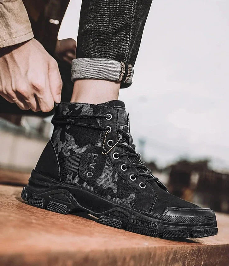 Drune | Outdoor Stiefel Mit Tarnmuster Für Herren