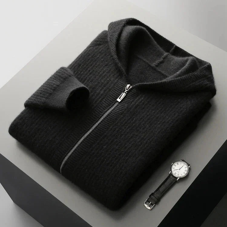 Drune | CASHMERE REISSVERSCHLUSS HOODIE