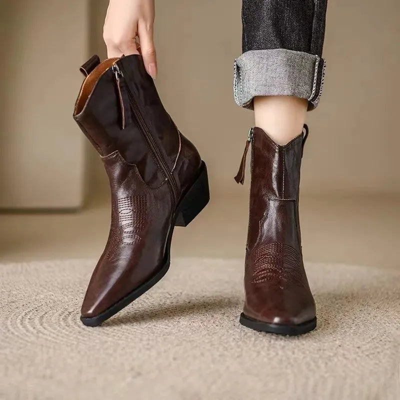 Drune | Damen Tapered Boots