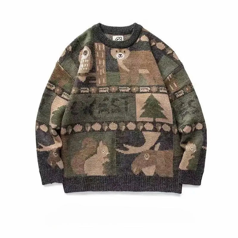 Drune – Oversize Strickpullover, Lässige Passform