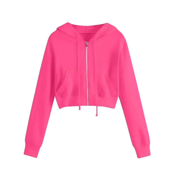 Drune | Kurzes, Warmes und Kuscheliges Winter Kapuzen Sweatshirt