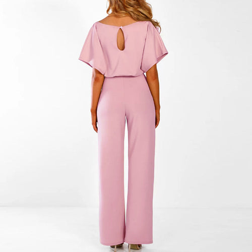Drune | Elegante Taille Gürtel Damen Jumpsuit