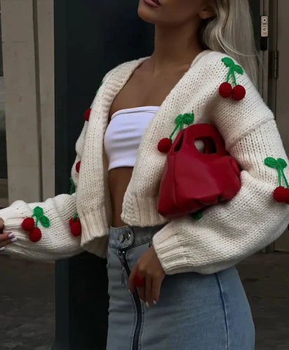 Drune | Kirsch-Cardigan Für Frauen