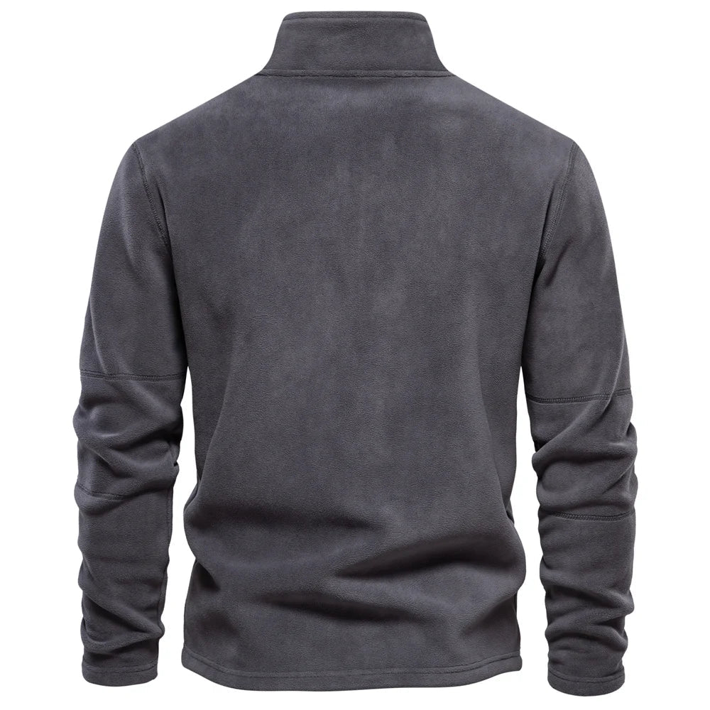 Drune | Weiches Fleece Sweatshirt mit Reißverschluss Warm und Komfortabel Ideal Für Kaltes Wetter