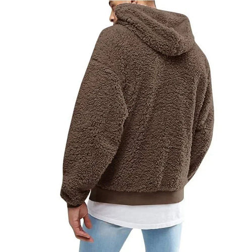 Drune | Hoodie mit Weichem Sherpa-textur Polyester-fleece Komfortabel und Trendy