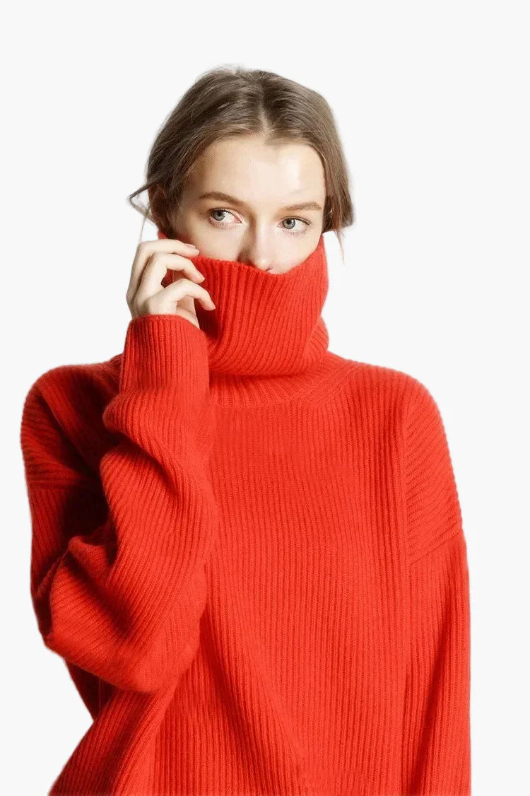 Drune | Rollkragenpullover Oversized Stil für Freizeit und Büro