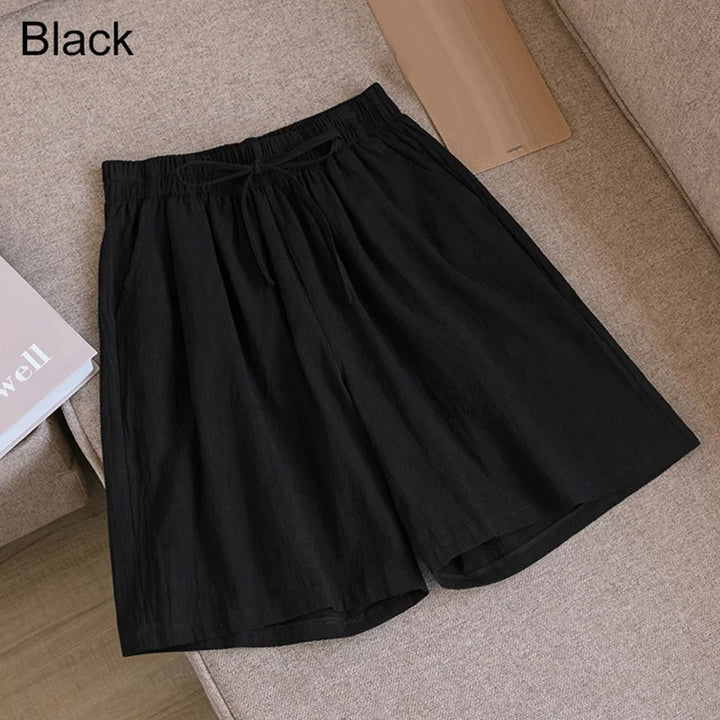 Drune | Baumwoll-Knie-Lange Shorts