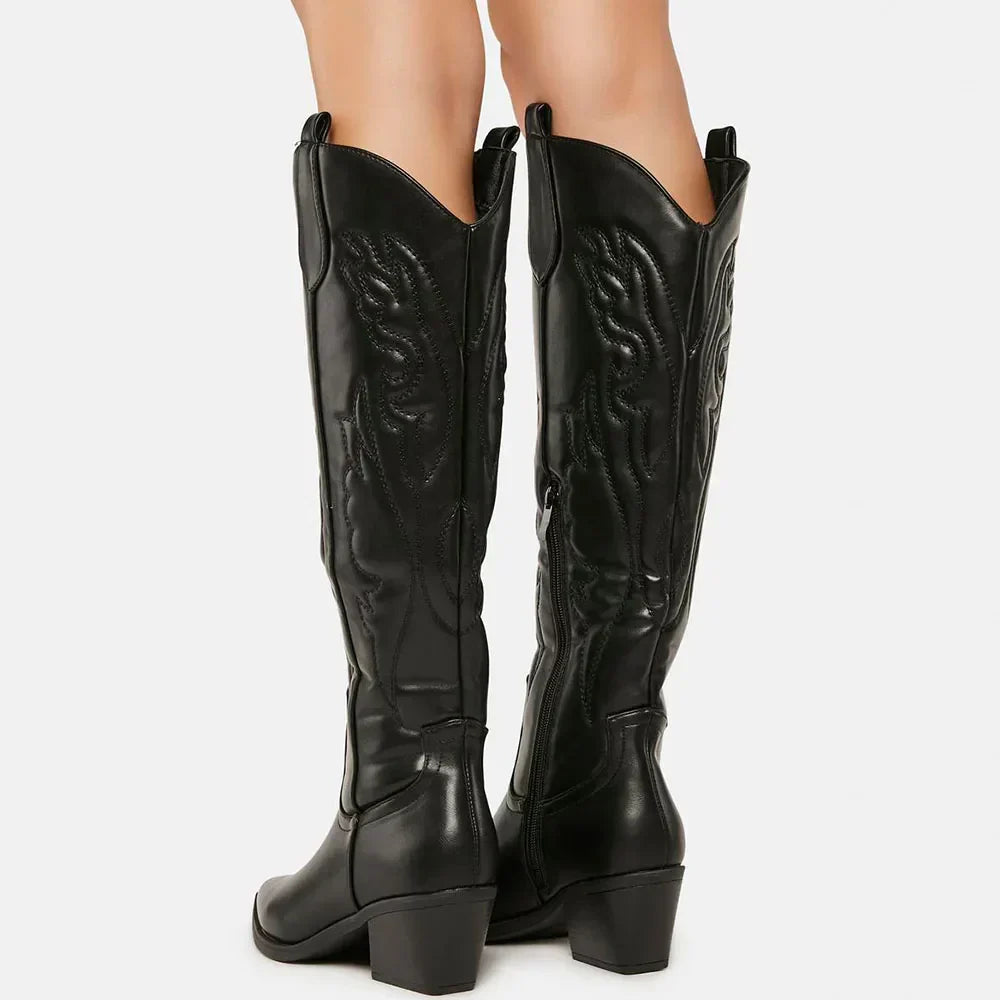 Drune | Robuste Cowboystiefel Bis Zum Knie