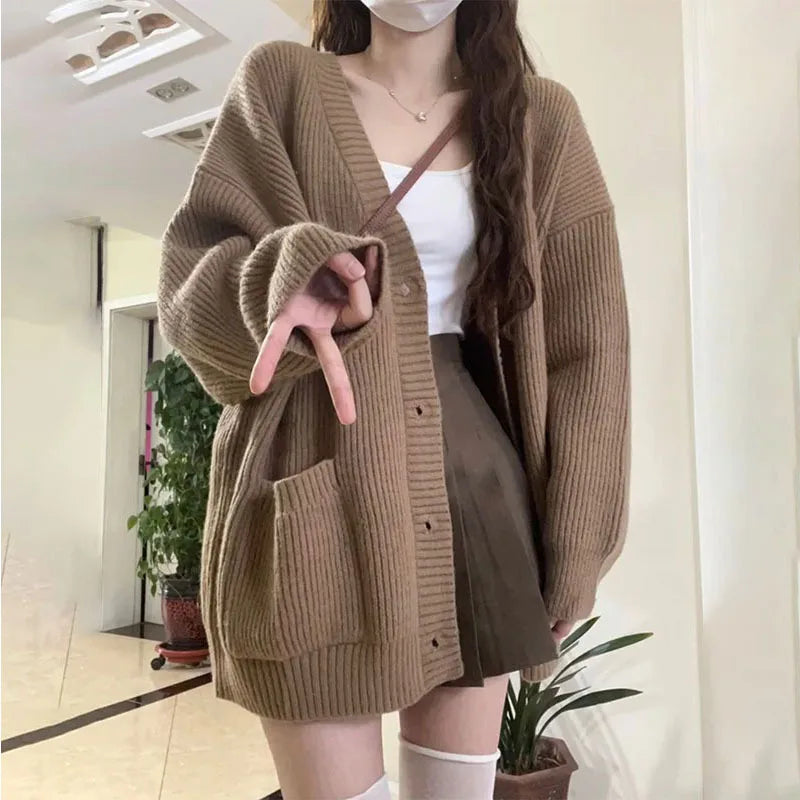 Drune | Cardigan - Oversize & Mit Taschen