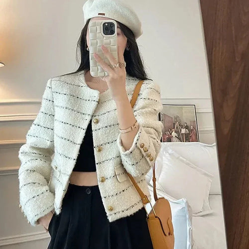 Drune | Elegante kurze Tweedjacke