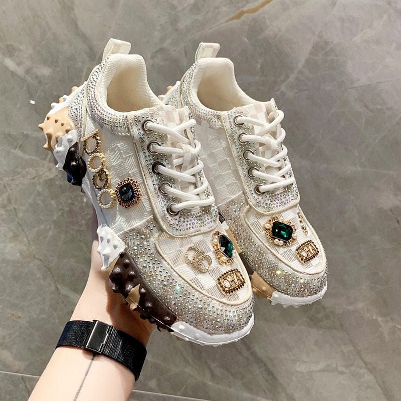 Damen Straßendiamant Schuhe Für Stylisches Tragen