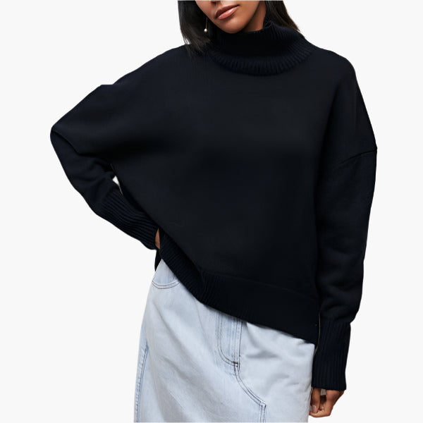 Drune | Pullover mit Rollkragen und voluminösen Ärmeln - Eleganter Style für Alltag und Büro