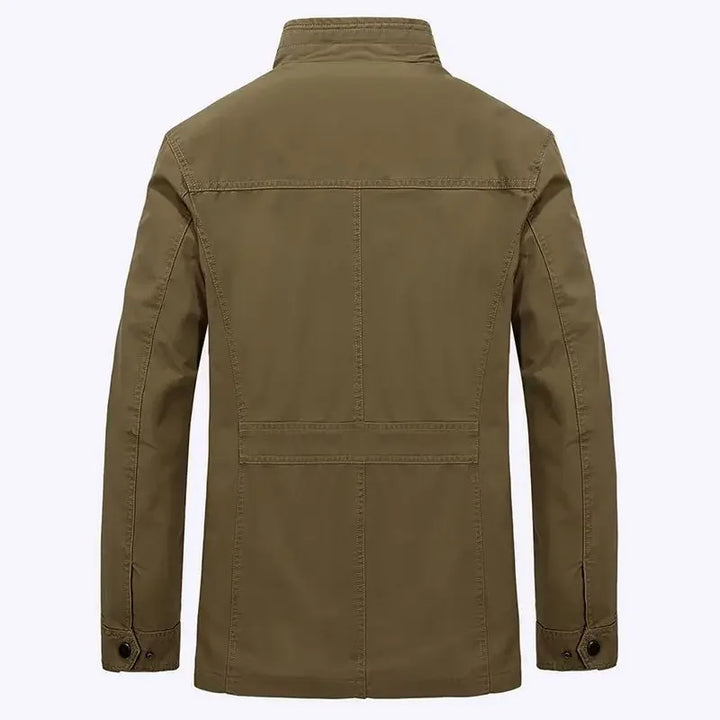 Drune | Outdoor Übergangsjacke mit Stehkragen und Mehrfachtaschen - Lässige Mode für Alltag und Freizeit