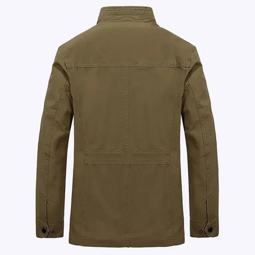 Drune | Outdoor Übergangsjacke mit Stehkragen und Mehrfachtaschen - Lässige Mode für Alltag und Freizeit