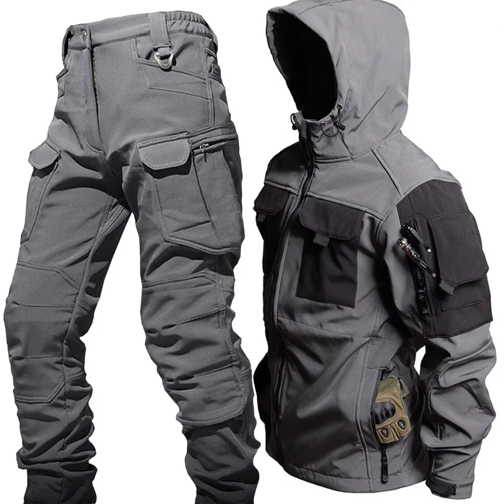 Drune - Wasserdichter Thermoanzug mit Mehreren Taschen für Herren