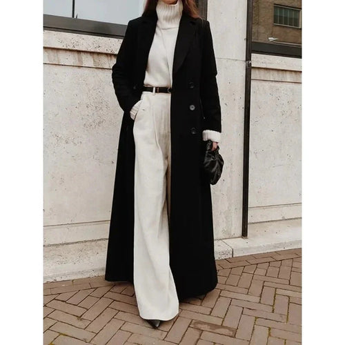 Drune | Wollmischung Mantel - Maßgeschneiderte Eleganz - Frühlingsoberbekleidung - Zeitloser Stil