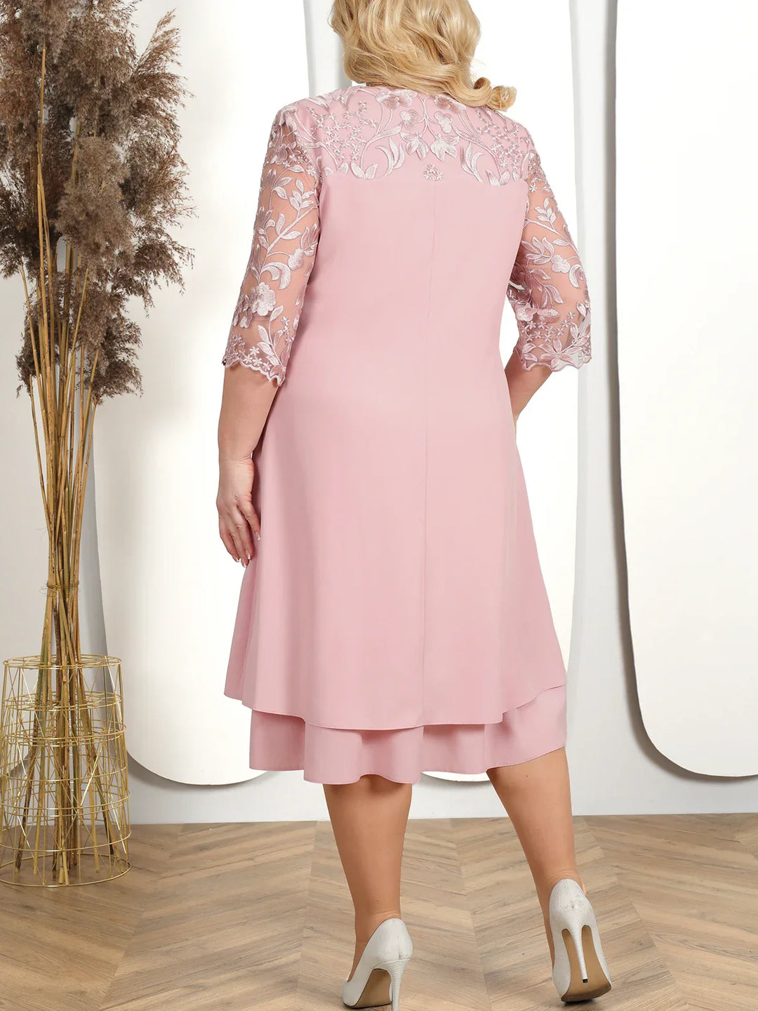 Drune | Elegantes Besticktes Abendkleid für Frauen