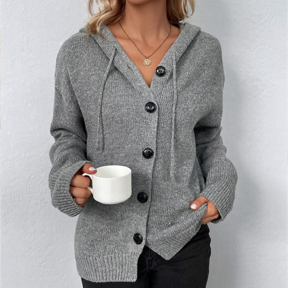 Drune |  Damen Strickjacke - Lässig - Vielseitiges Design - Winter