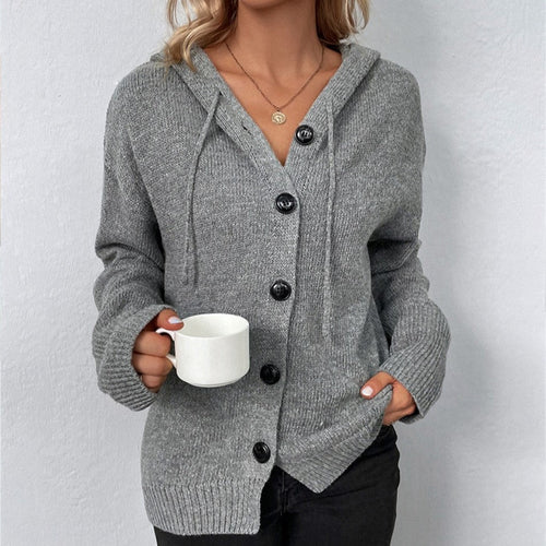 Drune |  Damen Strickjacke - Lässig - Vielseitiges Design - Winter