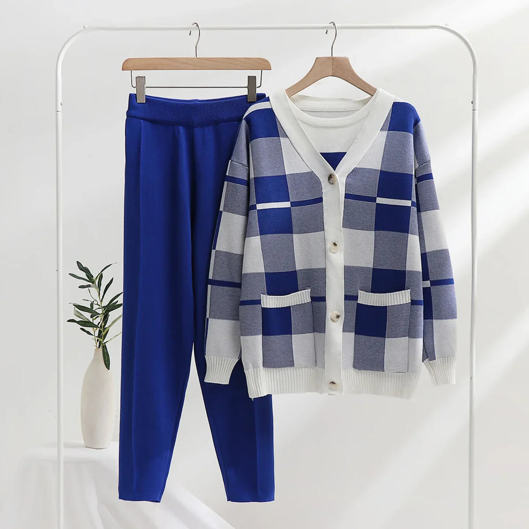Drune | Weiches Strick 3-Teiliges Set
