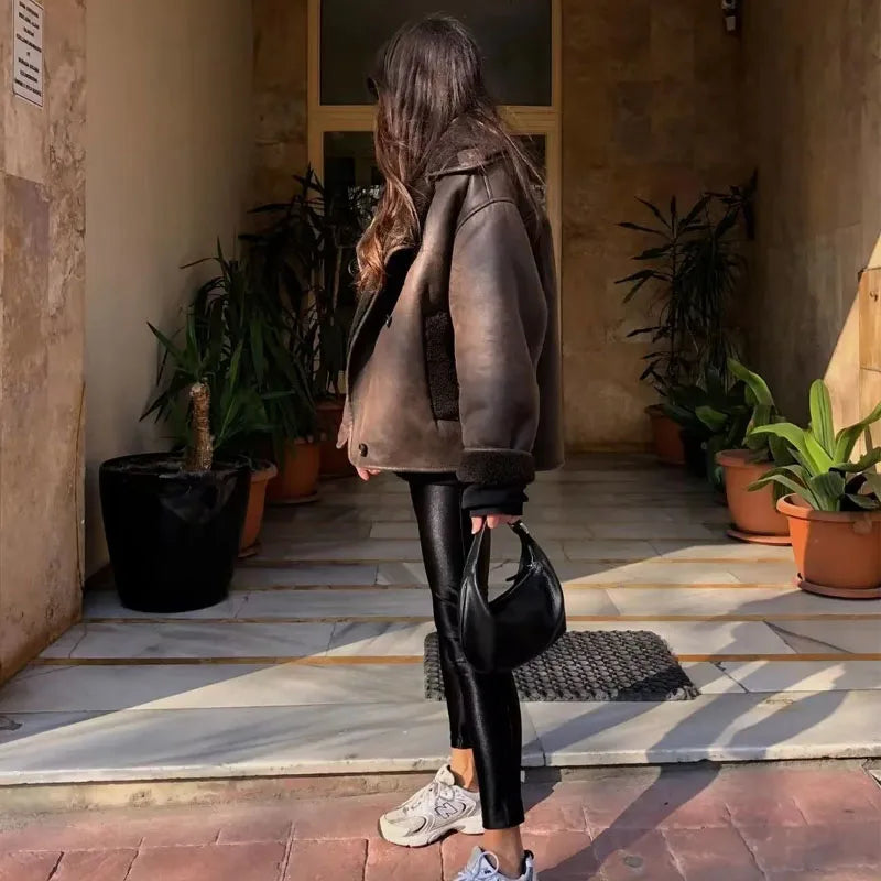Drune | Warme Jacke aus Wollmischung