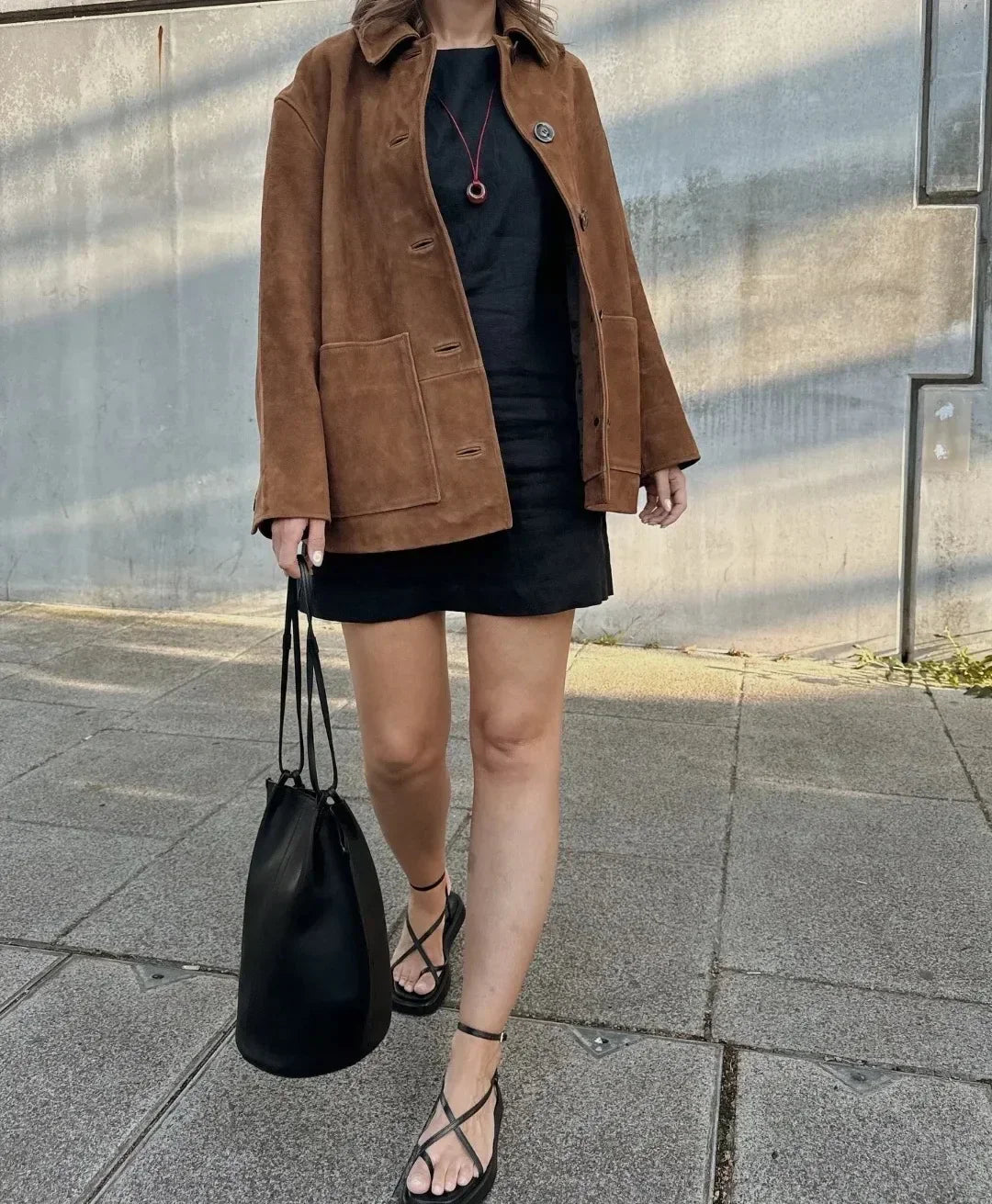 Drune | Große Button-Up-Jacke für Damen