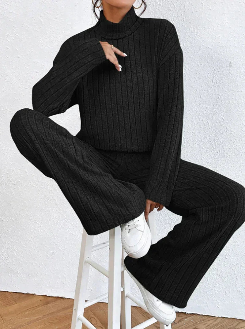 Drune | Strickhose und Rollkragenpullover für Frauen