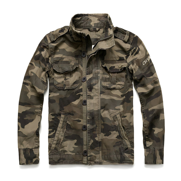 Drune | Scout Denim Cargo Jacke