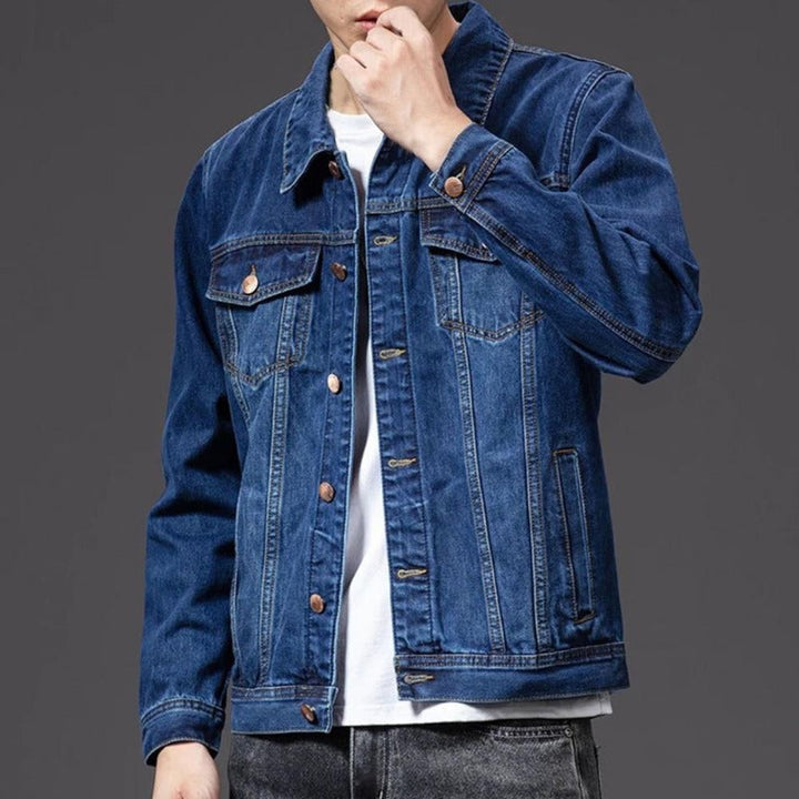 Drune | Klassische Jeansjacke Mit Brusttaschen