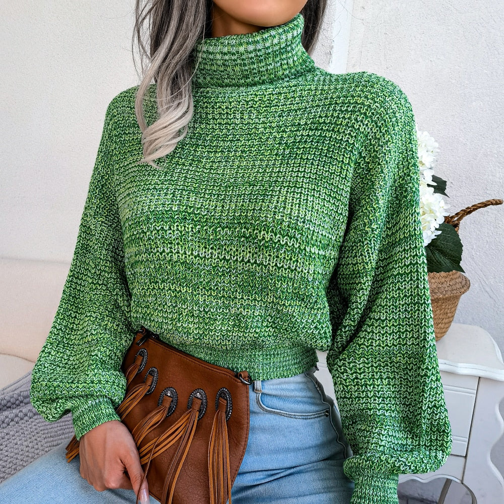 Drune | Chunky Strickpullover mit Hohem Kragen Warm und Komfortabel Lässiges Design