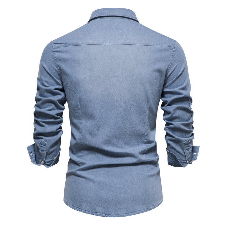 Drune | Vielseitiges Denim Hemd Für Männer