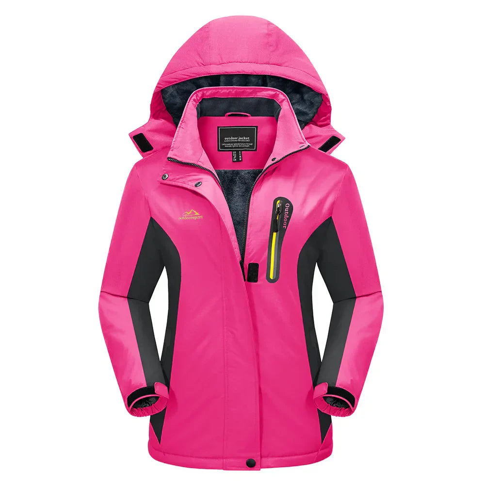 Drune | Damen Schneeski-Jacke mit Hoodie-Stil