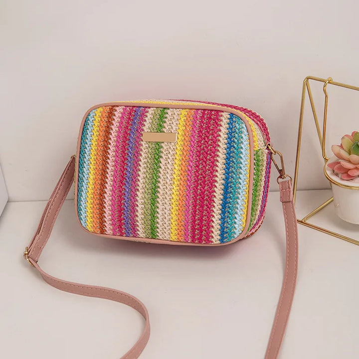 Drune | Moderne, Sommerliche, Elegante, Mehrfarbige Umhängetasche Für Damen
