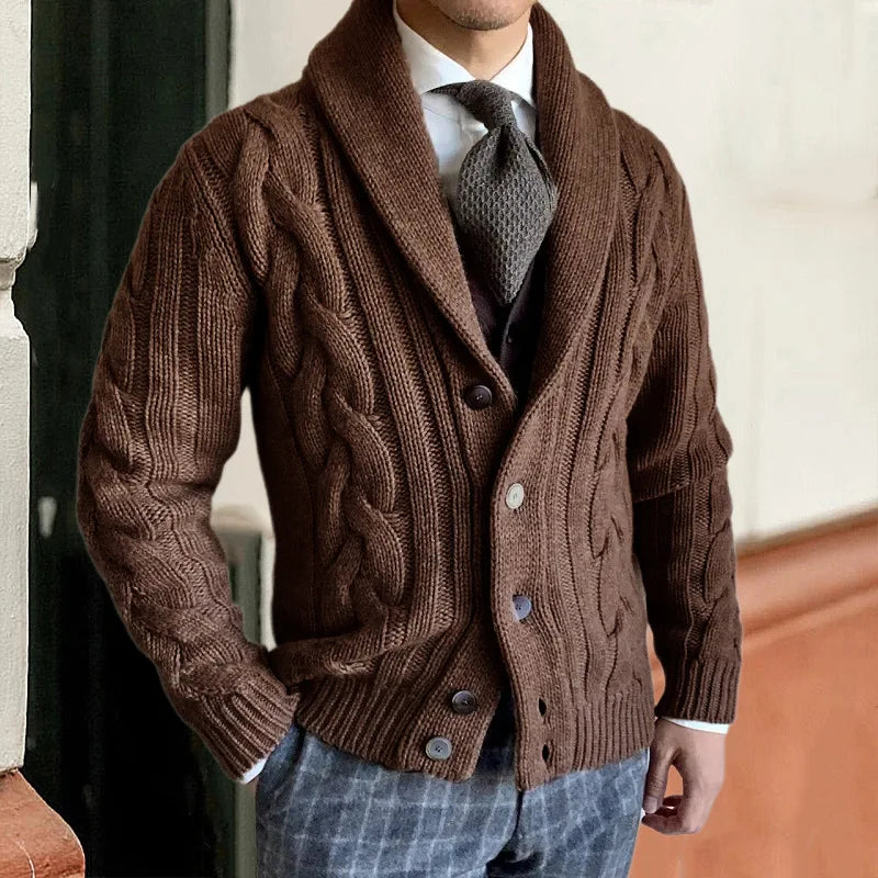 Drune | trendige warme Strickjacke für Herren