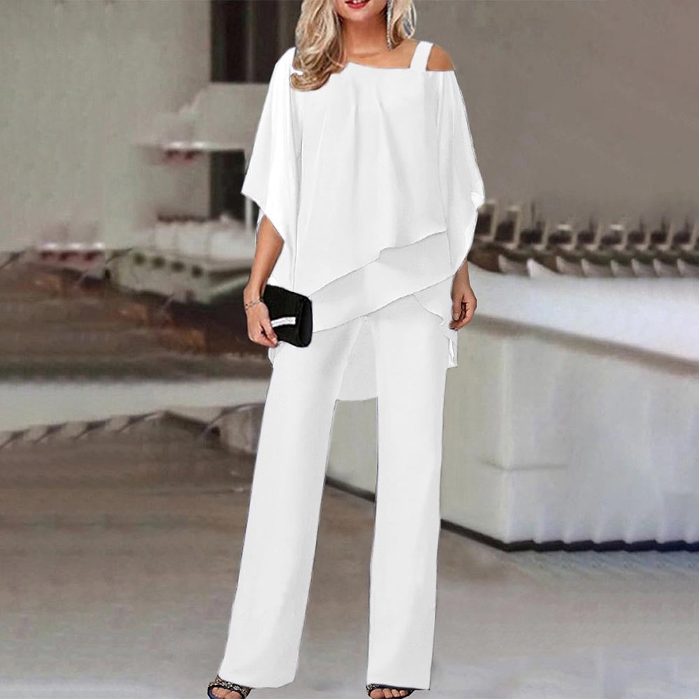 Drune | Jumpsuit | Eleganter Zweiteiler mit Cold Shoulder