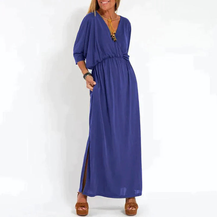 Drune | Elegantes Boho-Maxikleid mit Taillenband