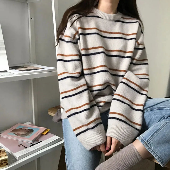 Drune | Strickpullover mit Rundhalsausschnitt