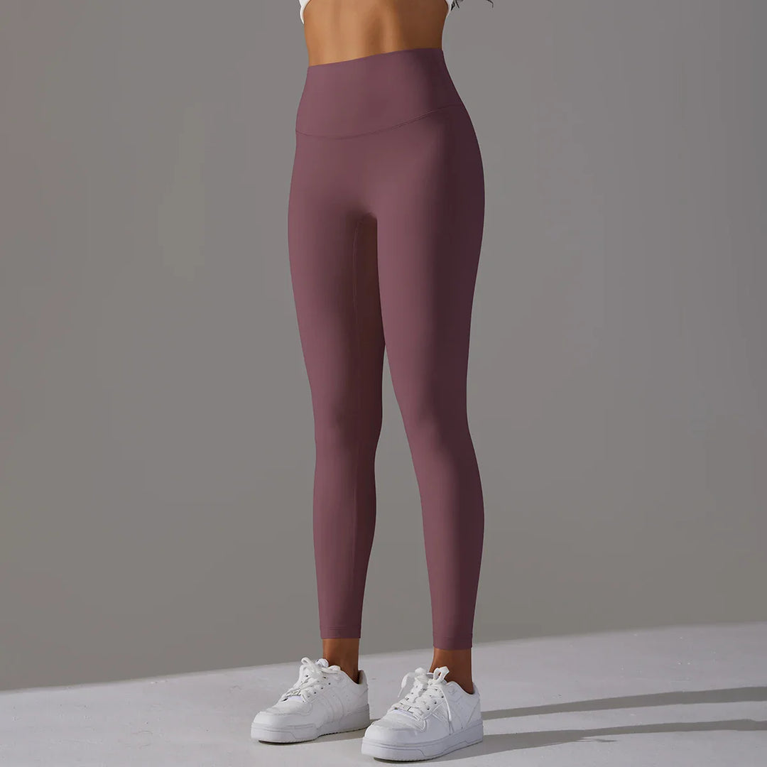 Drune | Atmungsaktive hohe Taille Yoga Leggings für Damen zum Sport, Laufen und Radfahren