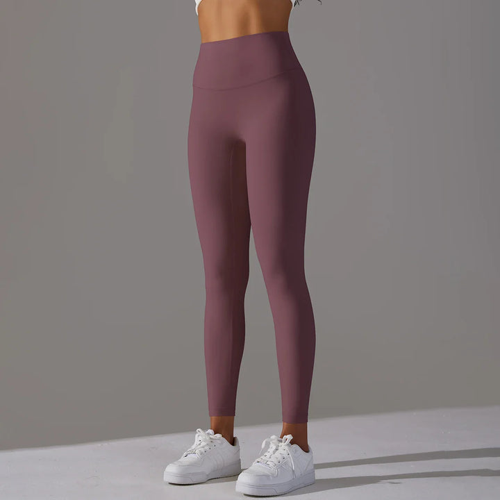 Drune | Atmungsaktive hohe Taille Yoga Leggings für Damen zum Sport, Laufen und Radfahren