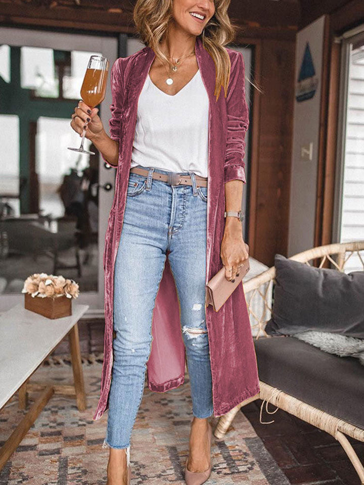 Drune | Uplifting My Way Kimono Jacke Aus Samt