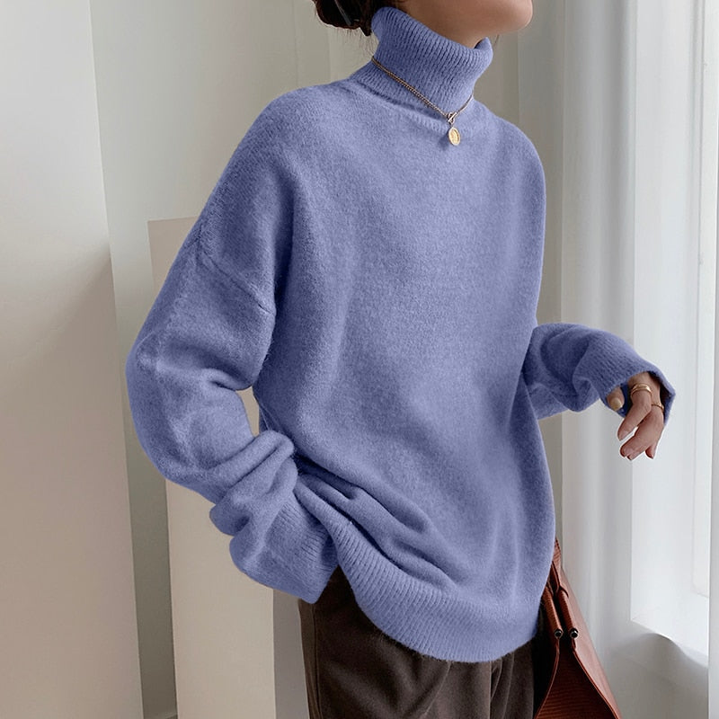 Drune | Stilvolle Herbst Klassische Rollkragenpullover für Frauen
