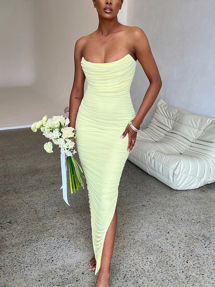 Drune | Strapless-Maxikleid