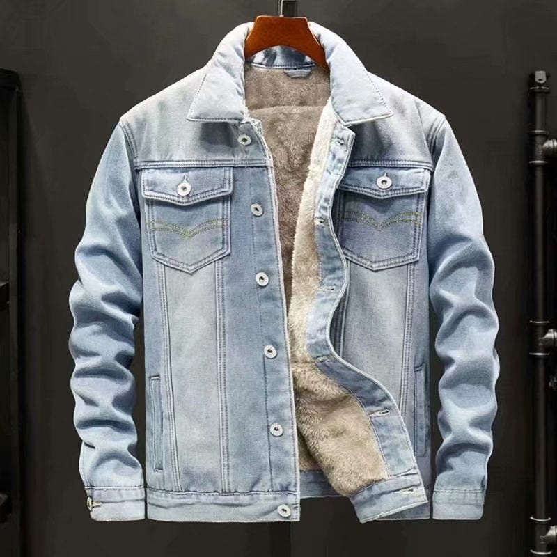 Drune | Winter Männer Denim Jacke