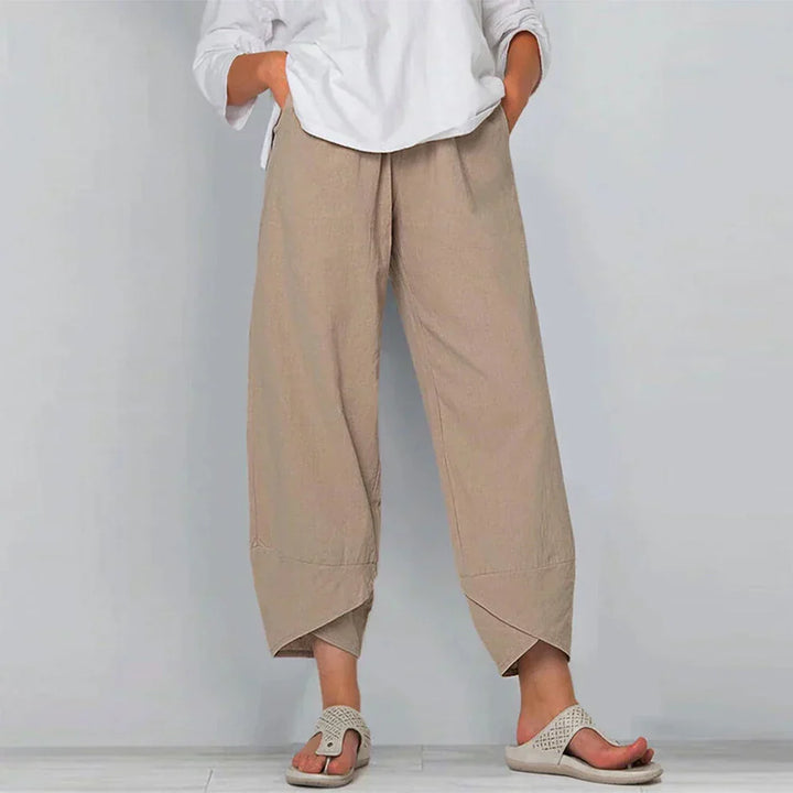 Drune | Baumwoll-Leinen-Hosen für Damen
