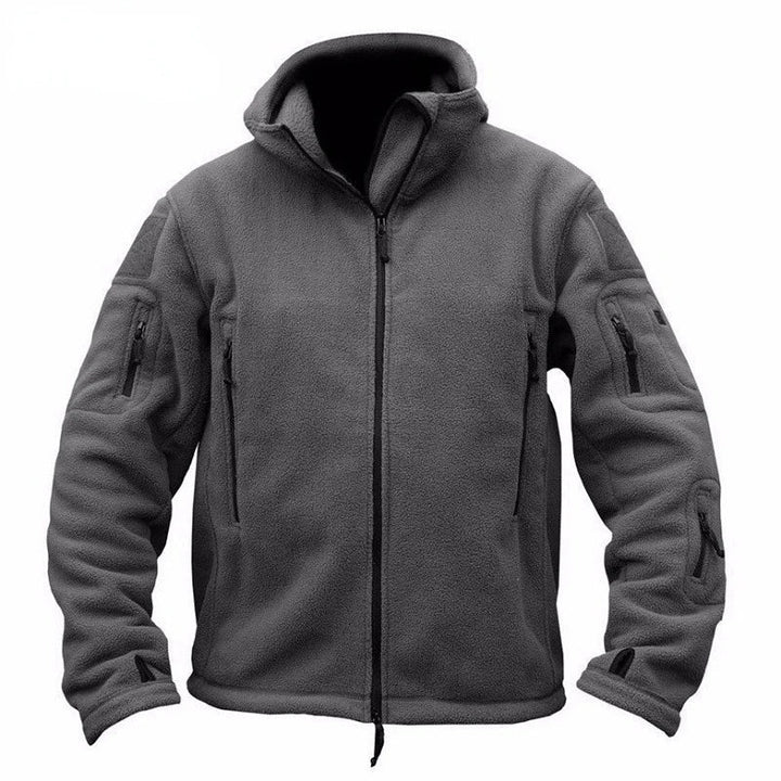Drune | Taktische Fleecejacke mit Kapuze Polyester Wärme und Funktionalität