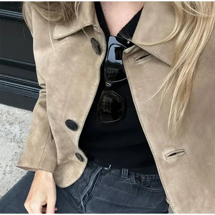 Drune | Damen Wildlederjacke