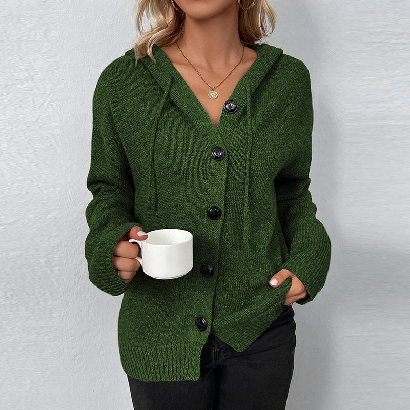 Drune | Bequemer Hooded Cardigan
